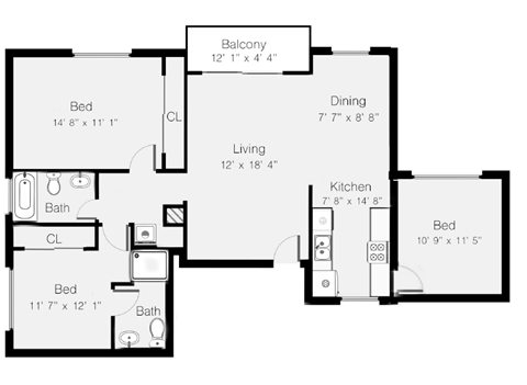 4938 Rosewood Ave 1-3 Beds Apartment for Rent - Photo Gallery 12